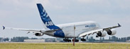 A380 atterrissage à Roissy