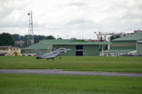 Atterrissage de l'Eurofighter Typhoon