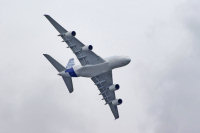 Photo A380 en vol vu de dessous