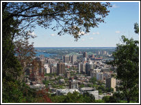 Vue sur Montréal du Mont Royal