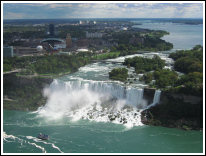 La chute américaine vue de la Skylon Tower