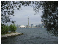 Ville de Toronto avec la CN Tower