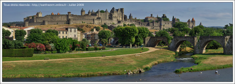 photo de carcassonne panoramique