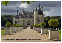 Entrée du Chateau de Chenonceau