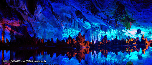 Grotte de la Flûte de Roseau Sauvage à Guilin