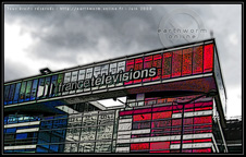 france television batiment bleu blanc rouge