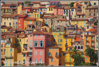 maisons colorées de Menton