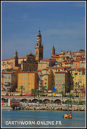 Vue complete sur la ville de Menton