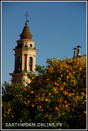 Clocher à Menton