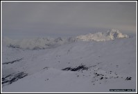 Vue du Mont Blanc depuis le sommet de la Masse