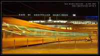 Gare Saint Roch - Montpellier - la nuit