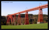 Vue sur le viaduc de Garabit (Eiffel)