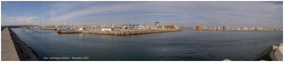 Panoramique Palavas les flots