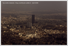 La Tour Montparnasse vue du ciel