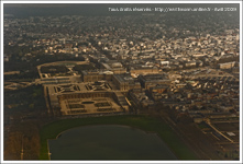 vue aérienne de la ville de Versailles