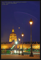 esplanade des Invalides de nuit