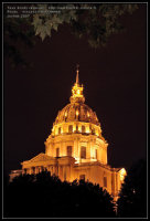 Dôme des Invalides de nuit