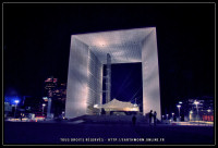La Grande Arche - photo de nuit