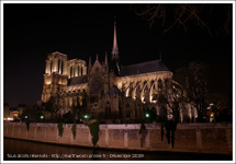 La cathédrale Notre Dame à Paris