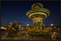 fontaine - gelée - Place de la Concorde