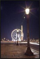Grande Roue illuminée - Place de la Concorde