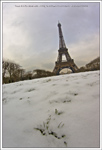 champ de Mars tout blanc - janvier 2009