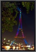 Tour Eiffel Multi-Couleur