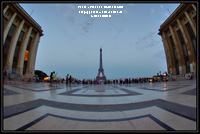 La Tour Eiffel en bleu