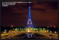 tour eiffel bleu