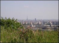 Tour Eiffel vue des buttes du Parisis