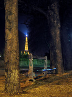 Tour Eiffel - Banc Public